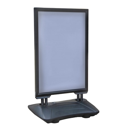 Azar Displays Weighted Black Sidewalk Sign 24" x 36" 300249